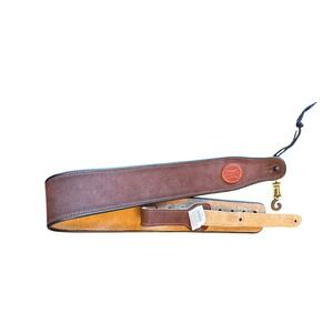 Levys Standard Suede Guitar Strap Brown Made In Canada Adjustable Length